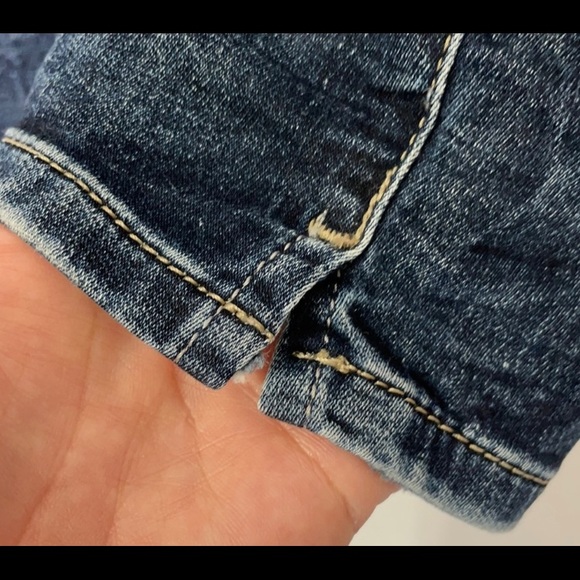 Diesel Grupee Denim + Sweatpants Skinny Jogg Blue Jeans Size 23 - Picture 4 of 5